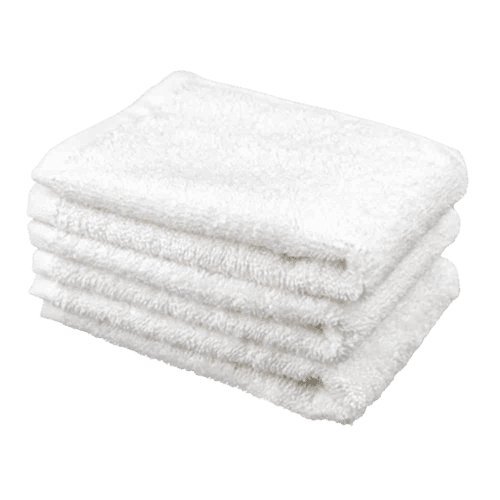 Set 3 witte vlekkendoekjes katoen